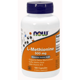 NOW Foods L-Methionine - 100 Cápsulas - Puro Estado Fisico