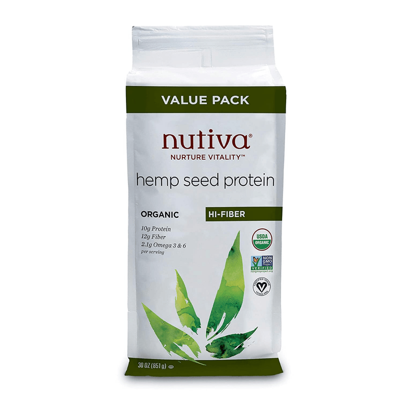 Nutiva Hemp Seed Protein With Hi-Fiber - 851 g - Puro Estado Fisico