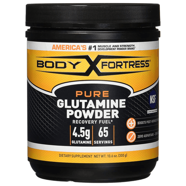 Body Fortress 100% Pure Glutamine - 300 g - Puro Estado Fisico