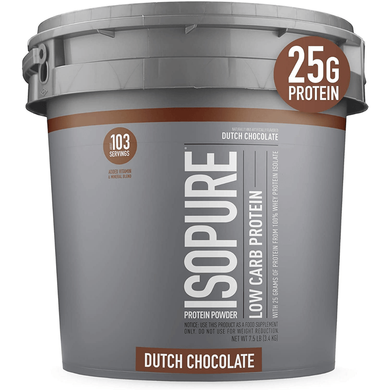 Isopure Whey Isolate Protein Powder - Chocolate - 7,5 lb - Puro Estado Fisico