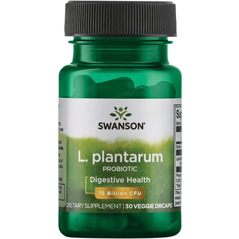 Swanson L. Plantarum Probiotic - 30 Cápsulas Veganas - Puro Estado Fisico