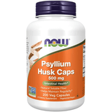 NOW Foods Psyllium Husk - 200 Cápsulas Vegetales - Puro Estado Fisico
