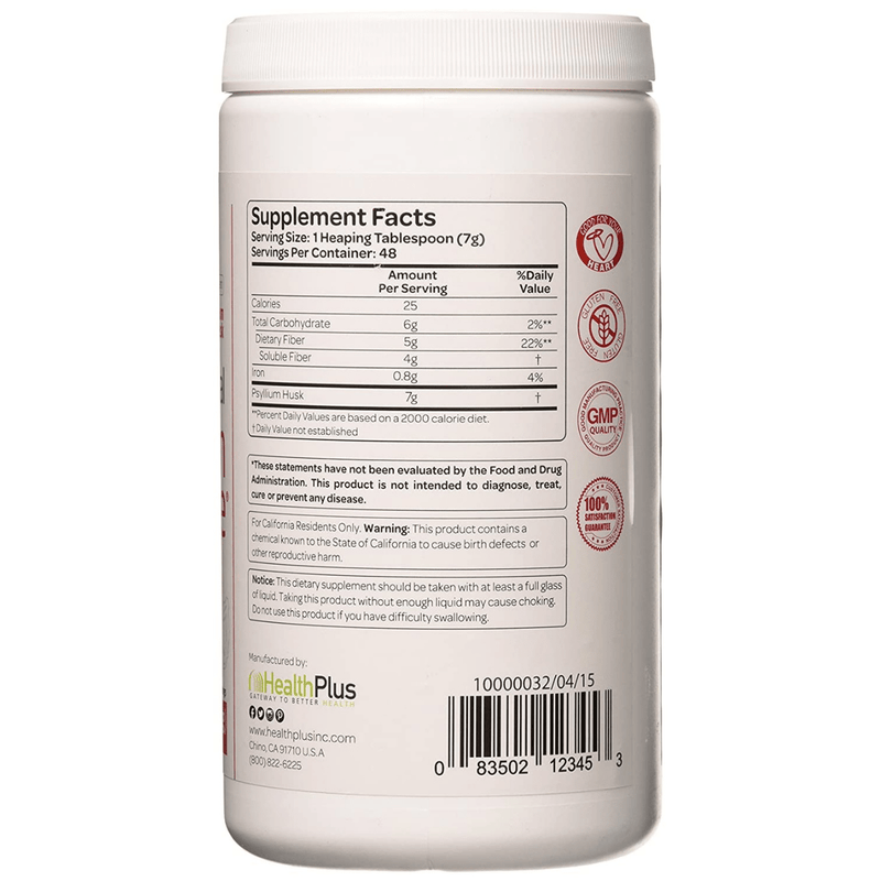 Health Plus Colon Cleanse Psyllium - 340 g - Puro Estado Fisico