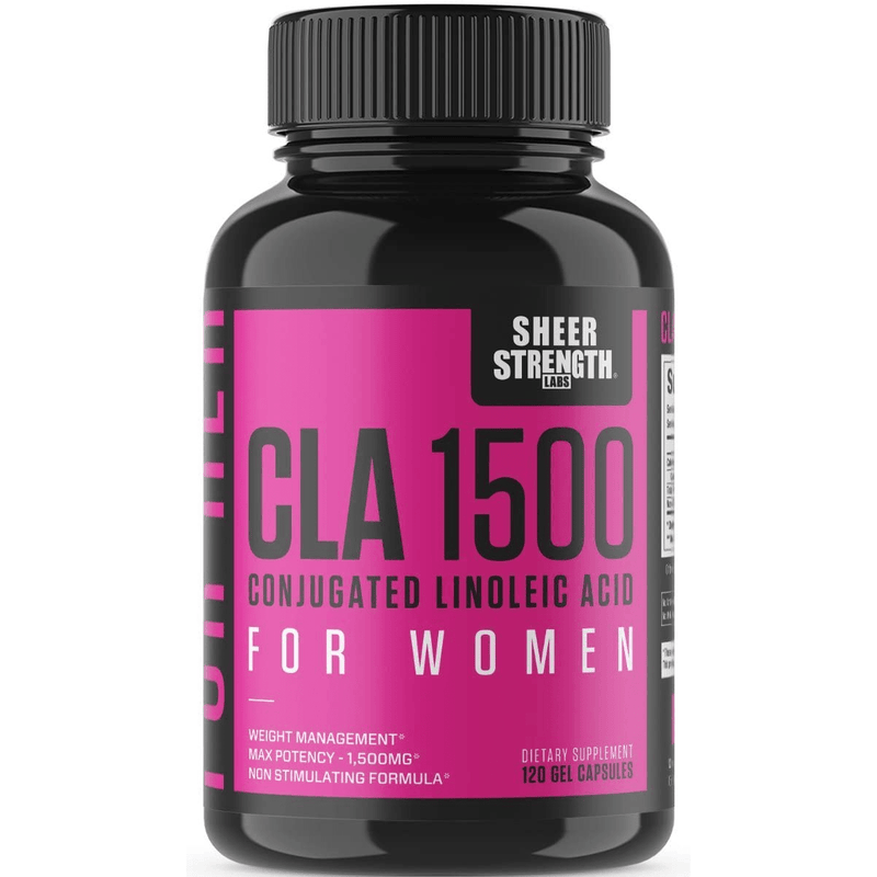 Sheer Strength Labs CLA 1500mg for Women - 120 Cápsulas Blandas - Puro Estado Fisico