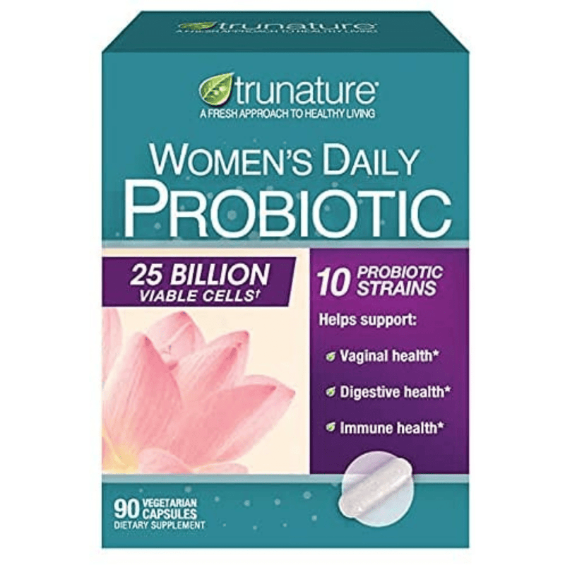 TruNature Women's Daily Probiotic - 90 Cápsulas Vegetarianas - Puro Estado Fisico