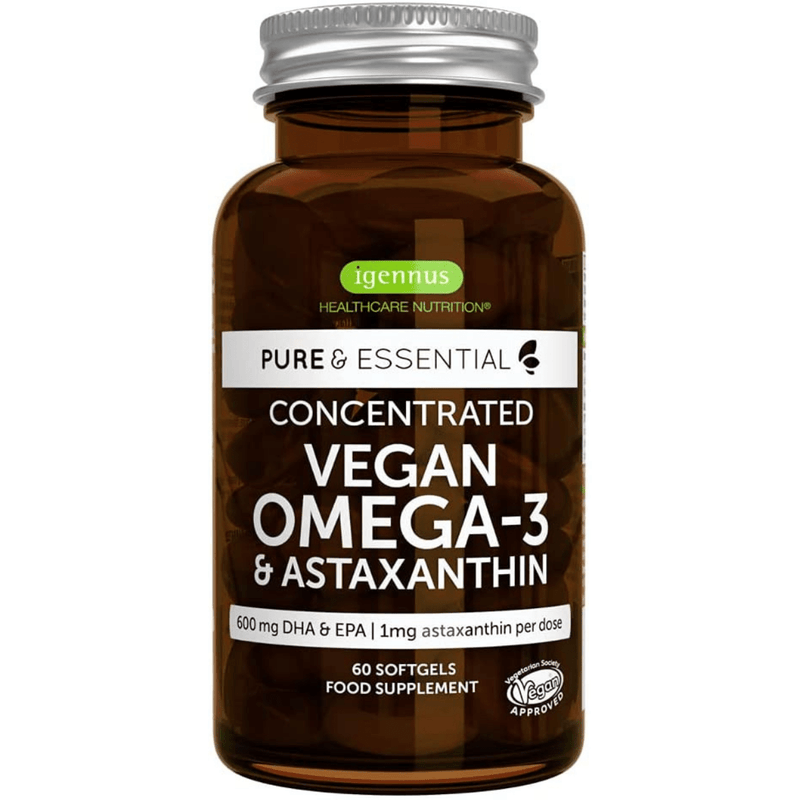 Igennus Healthcare Nutrition Vegan Omega 3 - 60 Cápsulas Blandas - Puro Estado Fisico