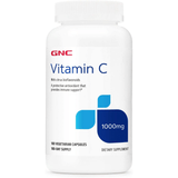 GNC Vitamin C 1000mg - 180 Cápsulas Vegetarianas - Puro Estado Fisico