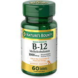 Nature’s Bounty Vitamin B12 - 60 Tabletas - Puro Estado Fisico