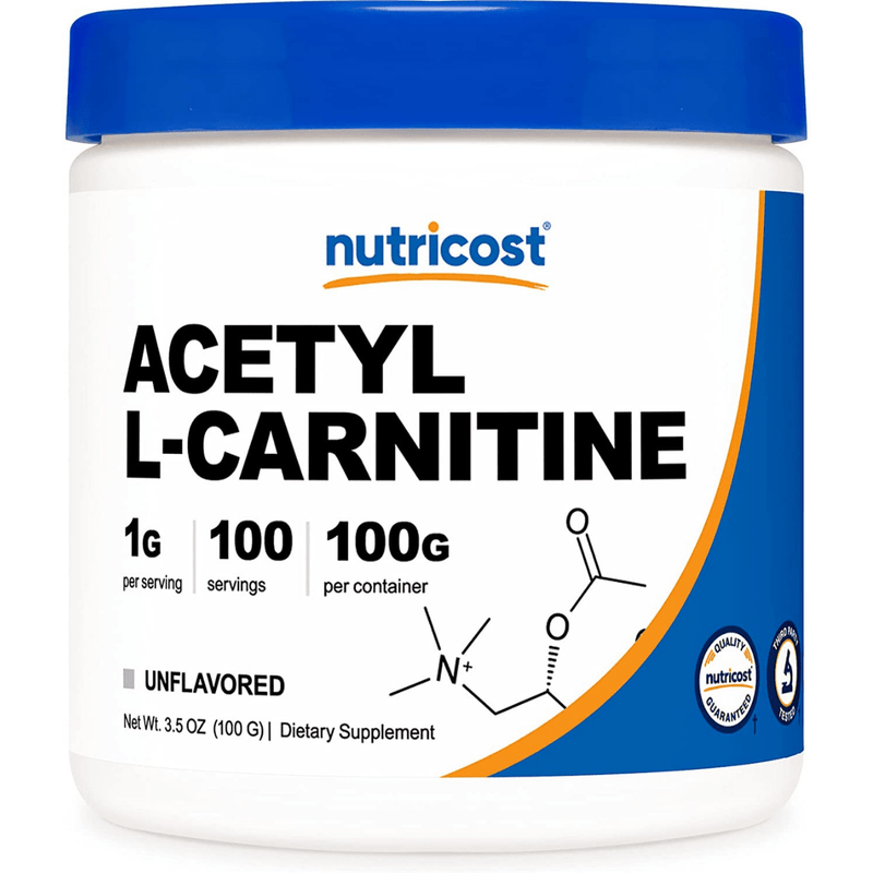 Nutricost Acetil L-Carnitina - 100 g - Puro Estado Fisico