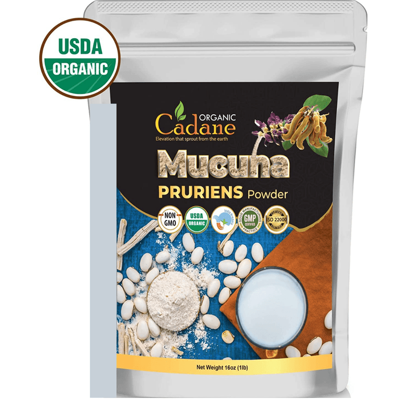 Organic Cadane Mucuna Pruriens - 454 g - Puro Estado Fisico