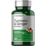 Horbaach Turmeric And Ginger Complex 3000 Mg - 60 Cápsulas Blandas - Puro Estado Fisico