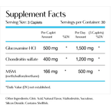 Glucosamina y Condroitina y MSM - 90 Comprimidos - Puro Estado Fisico