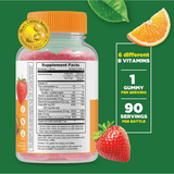 Lifeable Vitamin B Complex With Vitamin C For Children - 90 Gomitas - Puro Estado Fisico