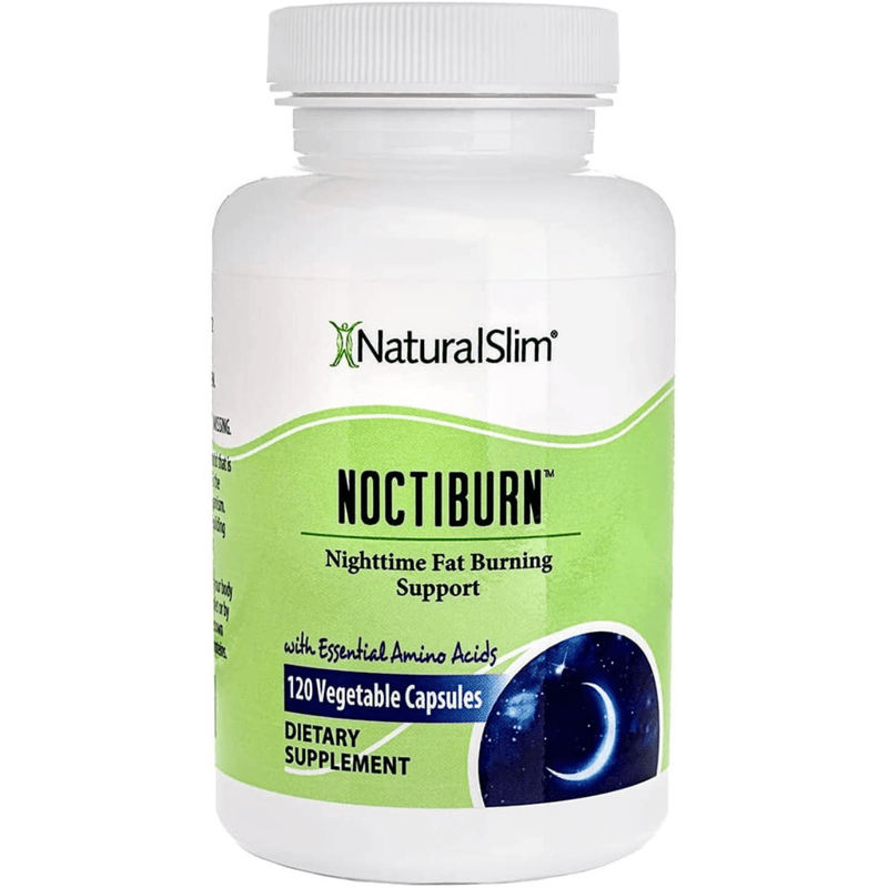 NaturalSlim NoctiBurn With Essential Amino Acids - 120 Cápsulas Vegetales - Puro Estado Fisico