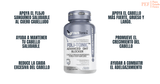 Herbtonics Folic - Tonic Advanced DHT Blocker - 60 Cápsulas Veganas - Puro Estado Fisico
