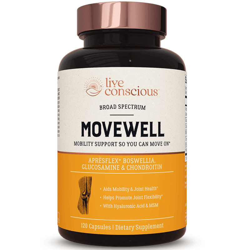 Live Conscious Aprèsflex + Boswellia + Glucosamine + MSM & Chondroitin 120 Cápsulas Puro