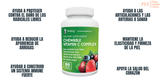 Dr.Berg Vitamin C Complex - 60 Obleas Masticables - Puro Estado Fisico