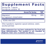 Pure Encapsulations Magnesium (Citrate/Malate) - Puro Estado Fisico
