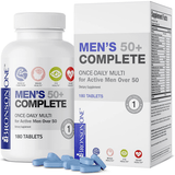 Bronson Mens 50+ Complete Multivitamin - 180 Tabletas - Puro Estado Fisico