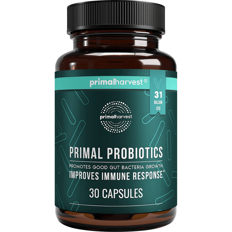 Primal Harvest Probiotics - 30 Cápsulas - Puro Estado Fisico