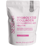 SESEN Hydrolyzed Collagen + Hyaluronic Acid + Biotin - 500 g - Puro Estado Fisico