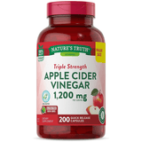 Natures Truth Apple Cider Vinegar 1200 mg - 200 Cápsulas de Liberación Rápida - Puro Estado Fisico
