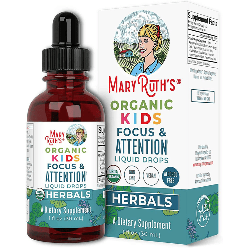 MaryRuth Organics Kids Focus & Attention - 30 ml - Puro Estado Fisico
