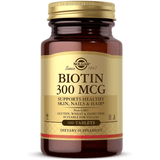 Solgar Biotin 300 mcg - 100 Tabletas - Puro Estado Fisico