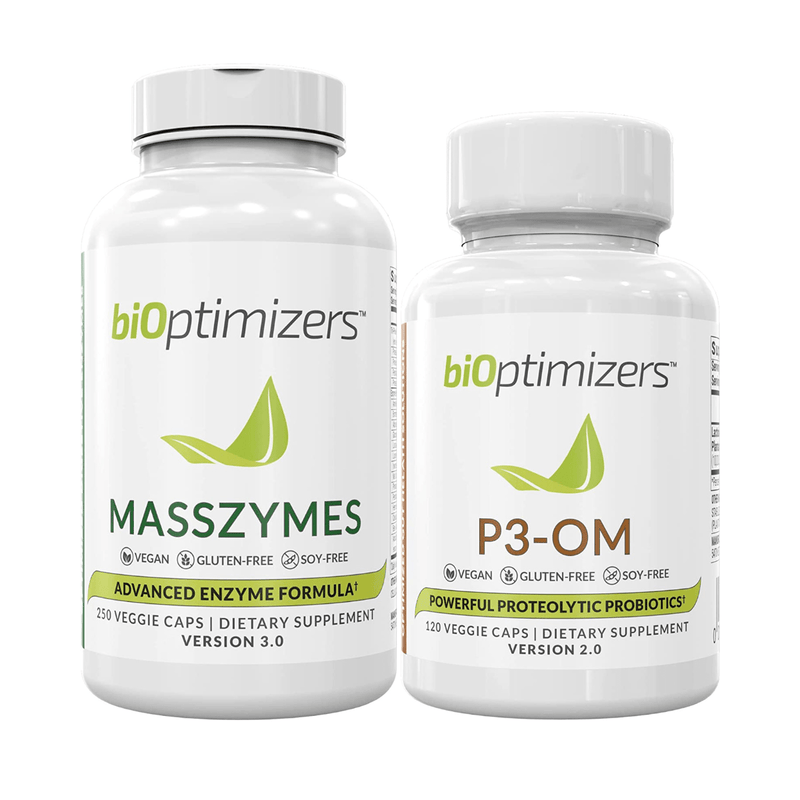 BiOptimizers MassZymes Version 3.0 + P3-OM Version 2.0 - Puro Estado Fisico