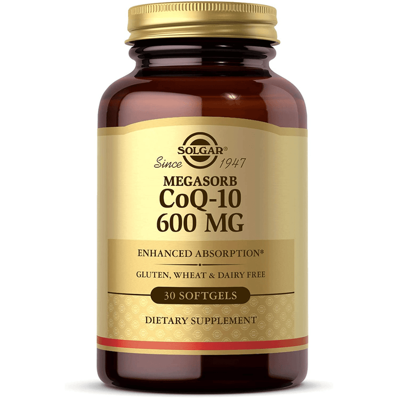 Solgar Megasorb CoQ-10 - 600 mg 30 Cápsulas Blandas - Puro Estado Fisico
