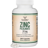 Double Wood Zinc Picolinate 50 mg - 300 Cápsulas - Puro Estado Fisico