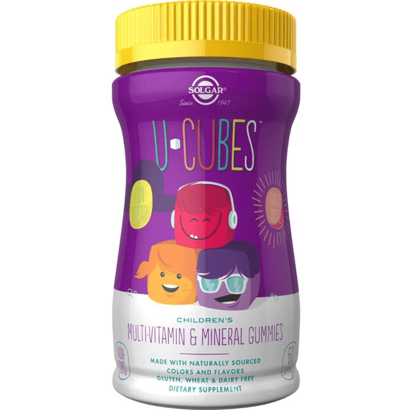 Solgar U-Cubes Children's Multi-Vitamin & Minerals - 60 Gomitas - Puro Estado Fisico