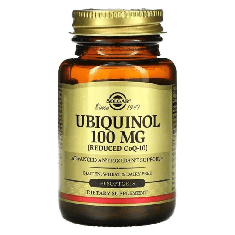 Solgar Ubiquinol 100 mg (Reduced CoQ-10) - Puro Estado Fisico
