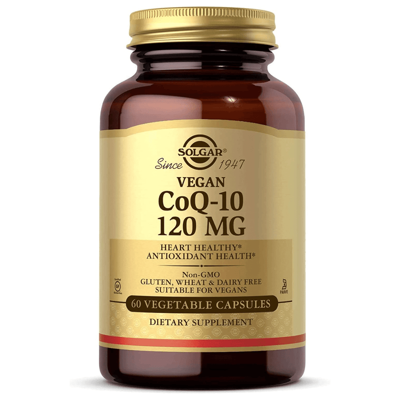 Solgar Vegan CoQ-10 - 120 mg - 60 Cápsulas Vegetales - Puro Estado Fisico
