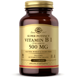Solgar Vitamin B1 (Thiamin) 500 mg - 100 Tabletas - Puro Estado Fisico