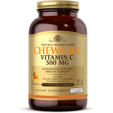 Solgar Vitamin C 500 mg - Naranja - 90 Tabletas Masticable - Puro Estado Fisico
