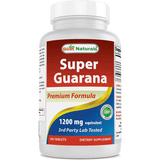 Best Naturals Super Guaraná 1200 mg - 180 Tabletas - Puro Estado Fisico