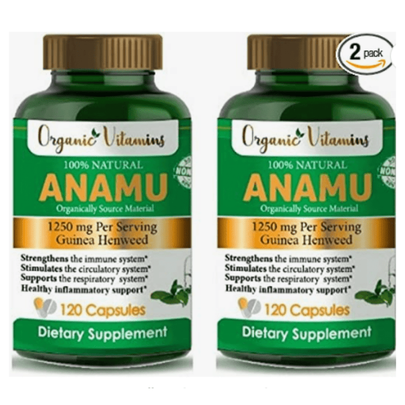 Anamu - 1250 mg - 120 Cápsulas - Puro Estado Fisico