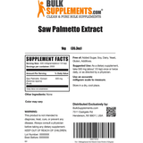 BulkSupplements Saw Palmetto Extract - Puro Estado Fisico