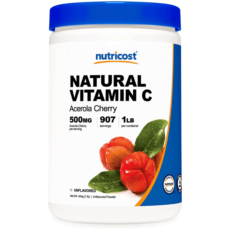 Nutricost Vitamin C & Acerola Cherry - Puro Estado Fisico