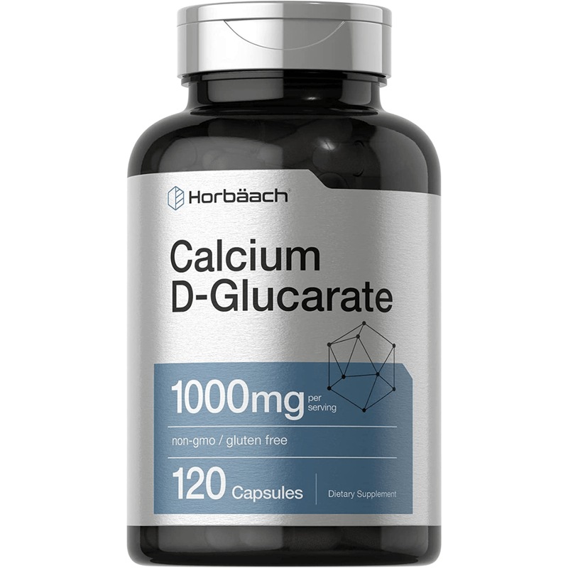 Horbaach Calcium D-Glucarate 1000 mg - 120 Cápsulas - Puro Estado Fisico