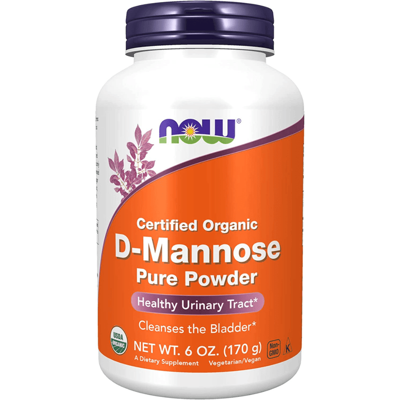 NOW Foods D-Mannose Pure Powder - 170 g - Puro Estado Fisico