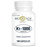 Bio-Tech Vitamina K1 - 1000 mcg - 100 Cápsulas - Puro Estado Fisico