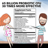 Family Secrets Nutrition Probiotics 65 Billion CFU - 30 Cápsulas Vegetarianas - Puro Estado Fisico