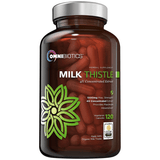 OmniBiotics Milk Thistle 1500 mg - 120 Cápsulas Vegetarianas - Puro Estado Fisico