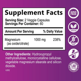 Health Nutrition Naturals Magnesium Citrate 1000 mg - Puro Estado Fisico