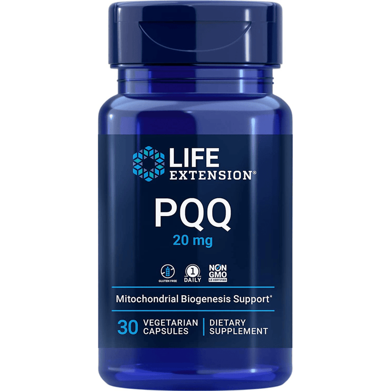 Life Extension PQQ (Pyrroloquinoline Quinone) 20 mg - 30 Cápsulas Vegetarianas - Puro Estado Fisico