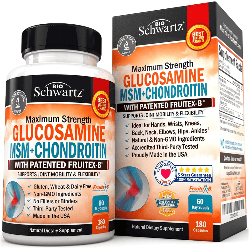 BioSchwartz Glucosamine With Chondroitin & MSM - Puro Estado Fisico