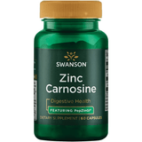 Swanson Zinc Carnosine - 60 Cápsulas - Puro Estado Fisico