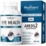 Physicians Choice Areds 2 Eye Vitamins - 60 Cápsulas Vegetales - Puro Estado Fisico